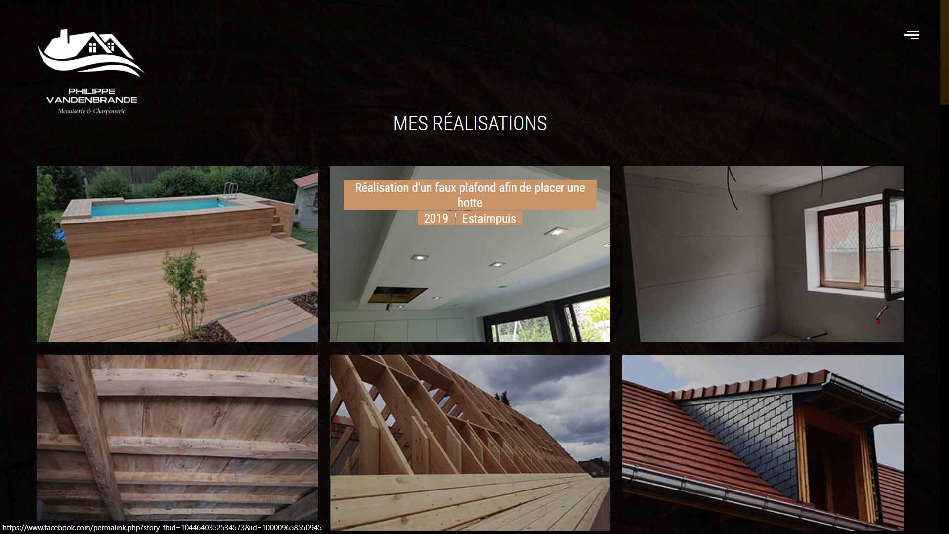 screen projet site menuiserie